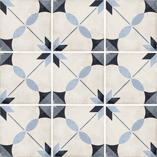 Equipe Ceramicas ART NOUVEAU ARCADE BLUE