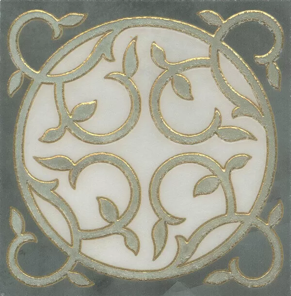 Вставка Kerama Marazzi OS\B90\SG1609L Джардини лаппатированная 15x15 - фото 1