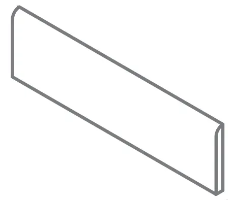 Плинтус Италон Фоссил Блэк 610130006226 серый 7.2x60 - фото 1
