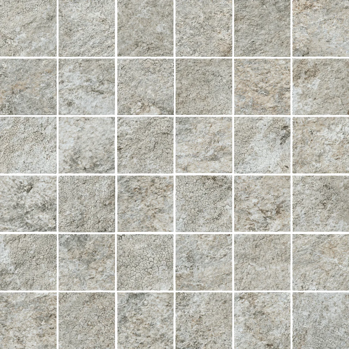 Мозаика Италон Магма Сильвер 610110001369 серый 30x30 - фото 1