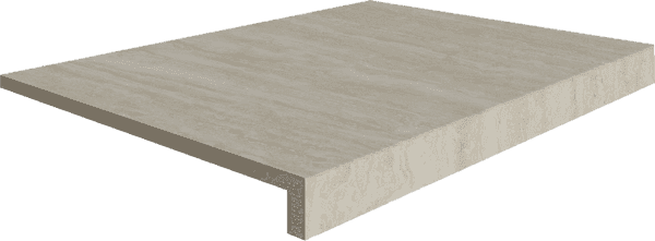Italon Travertino Floor Project Navona Scalino Frontale