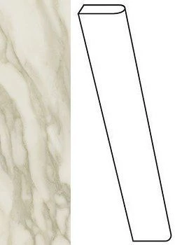 Плинтус Atlas Concorde Italy Marvel Royal Calacatta Battiscopa Lapp. AFBD 7.2x60 - фото 1