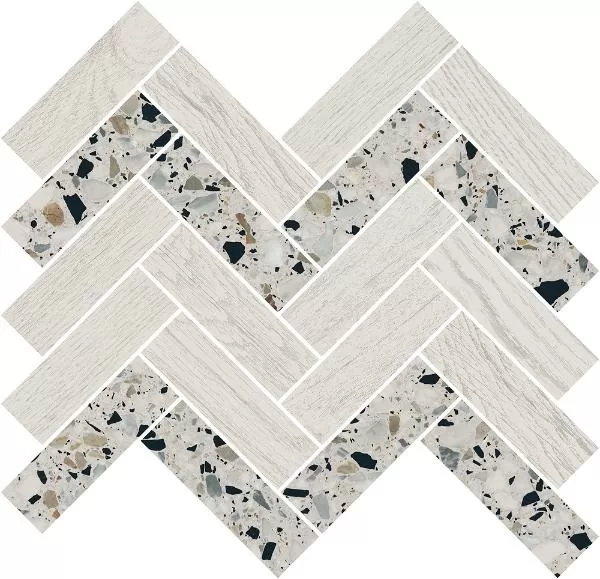 Мозаика Kerama Marazzi T042\SG5268 Монтиони мозаичный белый 34х35.5 - фото 1