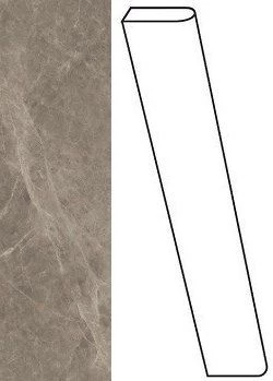 Плинтус Atlas Concorde Italy Marvel Gris Supreme Battiscopa Lapp. AFBA 7.2x60 - фото 1