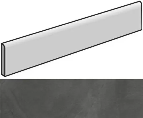 Плинтус Италон Континуум Петрол 7.2x80 натуральный - фото 1