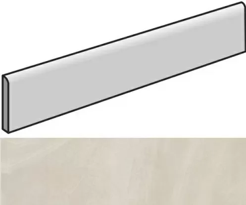 Плинтус Италон Континуум Пьюр 7.2x80 натуральный - фото 1