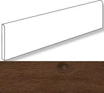 Плинтус Atlas Concorde Oak Reserve Dark Brown 7,2x60 - фото 1