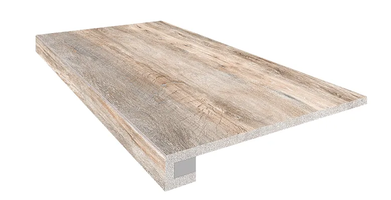 Комплект Estima BG00 Brigantina Decape (Ступень 33x120 непол. прямоугол. бортик без насечек + Подступенок 14,5x120) - фото 1