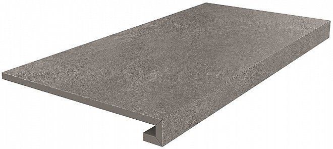 Kerama Marazzi Ступень клееная Про Стоун серый темный