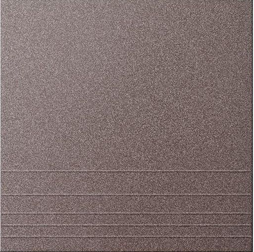 Ступень керамогранит 300x300x8 коричнево-розовый соль-перец