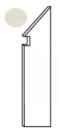 Ступень правая Atlas Concorde Italy Etic Rovere Bianco Battiscopa Sag.Dx ANAL 7.2x30 - фото 1