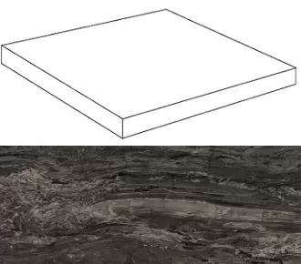 Ступень угловая правая Atlas Concorde Italy Marvel Absolute Brown Scal. Ang. Lapp. Dx AFC6 33x33 - фото 1