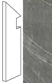 Плинтус Atlas Concorde Italy Marvel Cardoso Elegant Battiscopa Sag. Sx ATHT 7.2x30 - фото 1