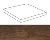 Ступень угловая правая Atlas Concorde Italy Etic Palissandro Scalino Angolare Dx ANAJ 22.5x22.5 - фото 1