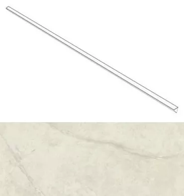 Бордюр Atlas Concorde Italy Marvel Calacatta Perla Corner Silk AGJU 1x120 - фото 1