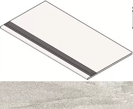 Ступень Atlas Concorde Italy Klif White Gradino AN4P 37.5x75 - фото 1