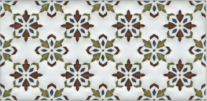 Декор Kerama Marazzi STG\B619\16000 Клемансо орнамент 7,4x15 - фото 1