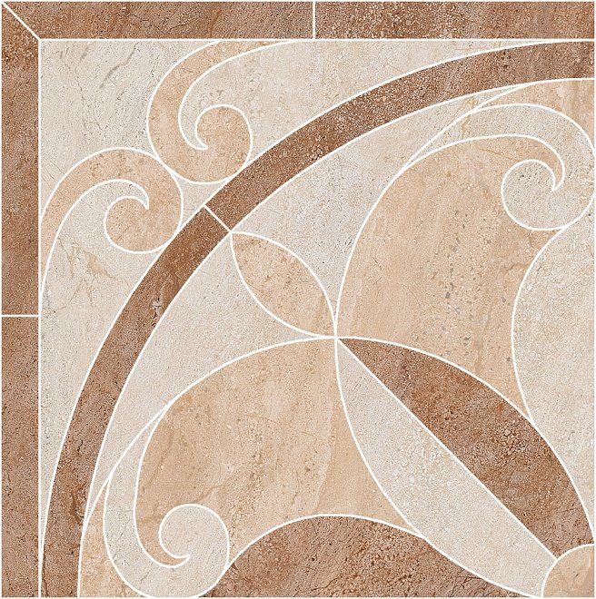 Kerama Marazzi Декор Монтаньоне наборный 1/4 розона