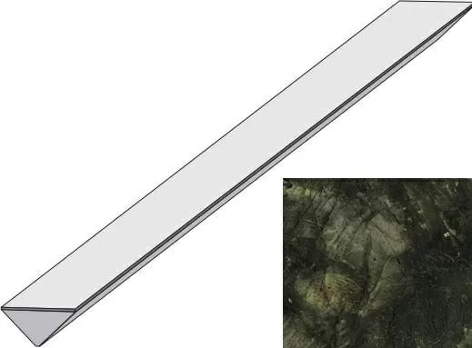 Бордюр Atlas Concorde Italy Marvel Brazil Green Corner LD5E 1.4x50 - фото 1