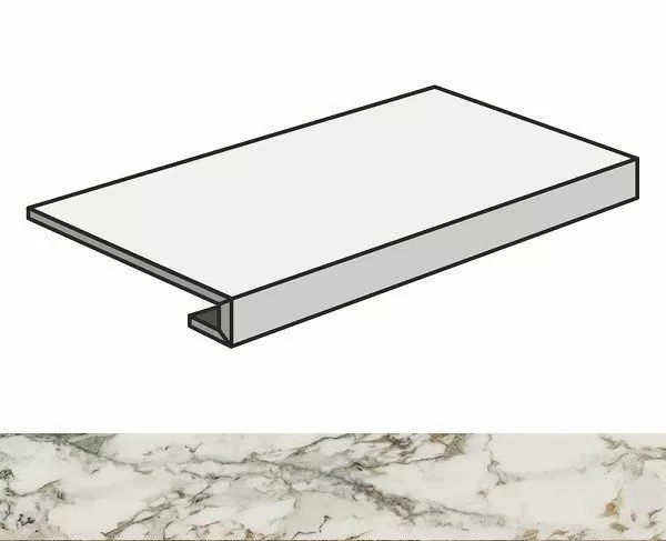 Ступень фронтальная Atlas Concorde Allure Capraia 33x120 лаппатированная - фото 1