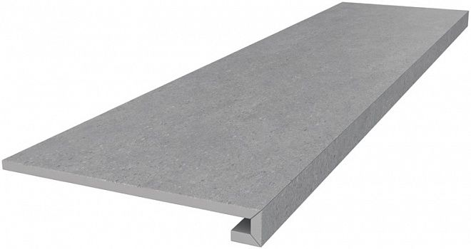 Kerama Marazzi Ступень клееная Фондамента серый светлый