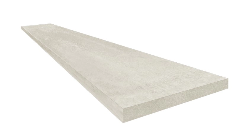 Ступень ColiseumGres Экспо Уайт угловая правая 620070002294 белый 33x60 - фото 1