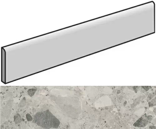 Плинтус Италон Континуум Стоун Грэй 7.2x80 натуральный - фото 1