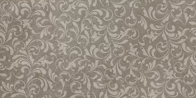 Декор Atlas Concorde Drift Light Grey Curl 40x80 - фото 1