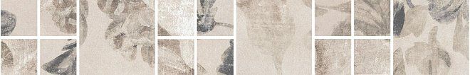 Kerama Marazzi Бордюр Александрия светлый мозаичный