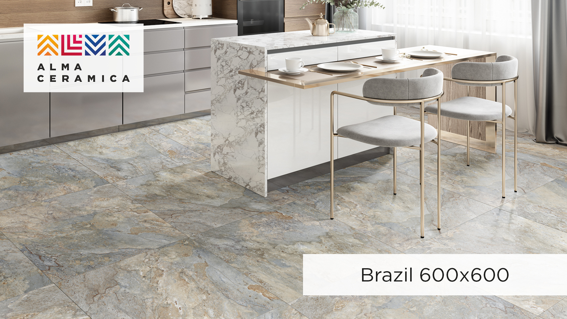 Alma Ceramica Brazil 600x600 купить керамическую плитку - оптом и в розницу  в интернет магазине Керамика России