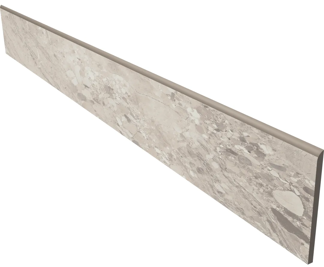 Плинтус Estima OM01 Ametis Oceanmist Light Grey 7x60 серый непол. - фото 1