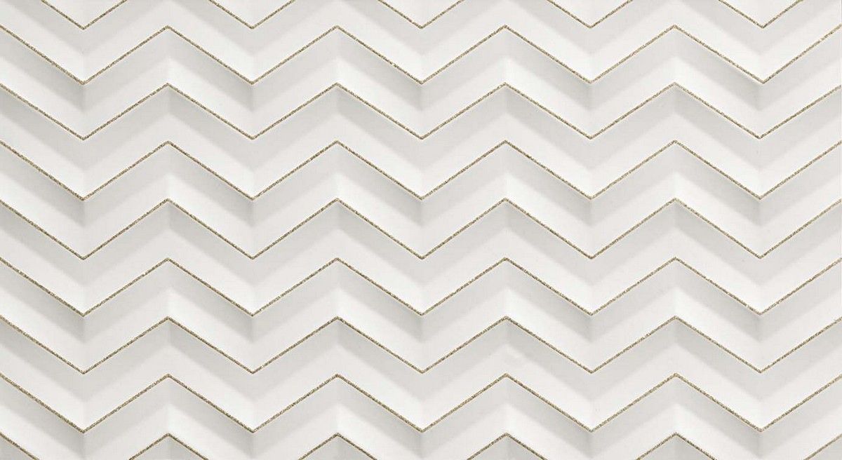 Atlas Concorde Russia 3D White Chevron Glitter Matt