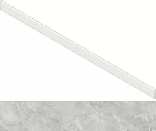 Плинтус Atlas Concorde Italy Marvel Grey Cloud Battiscopa Dig. Silk AGGG 7.2x150 - фото 1