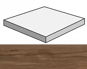 Ступень угловая левая Atlas Concorde Italy Etic Noce Hickory Scal. Ang. Sx AV75 22.5x22.5 - фото 1