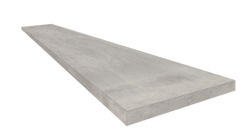 Ступень ColiseumGres Экспо Грэй угловая правая 620070002295 серый 33x60 - фото 1