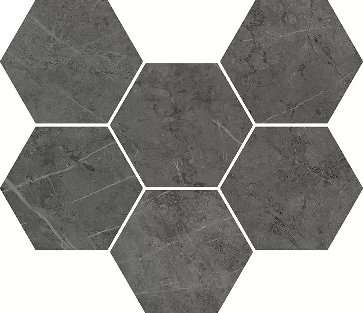 Мозаика Италон Charme Evo Antracite Hexagon 25x29 - фото 1