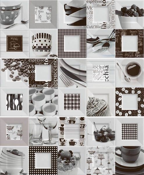 Ibero Ceramicas Black&White Decor Buffet (3 вида без выбора)