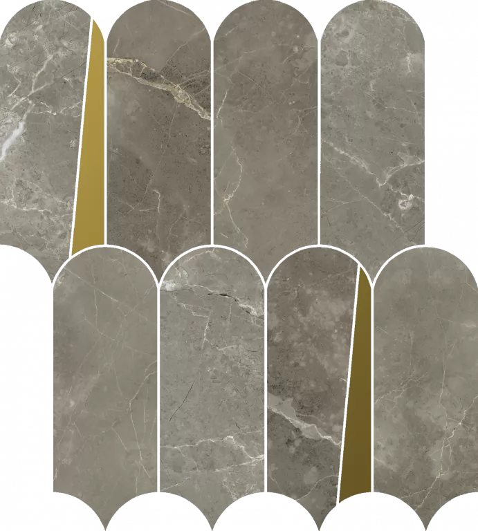 Мозаика Италон Stellaris Тусканиа Грэй Элегант 32,5х36,1 - фото 1