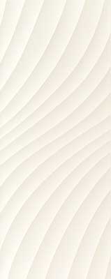 TUBADZIN Elementary white wave настенная плитка 29,8x74,8
