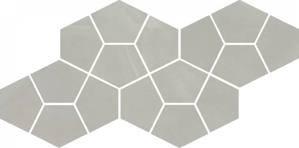 Мозаика Италон Континуум Сильвер Призм 41.3x20.5 - фото 1