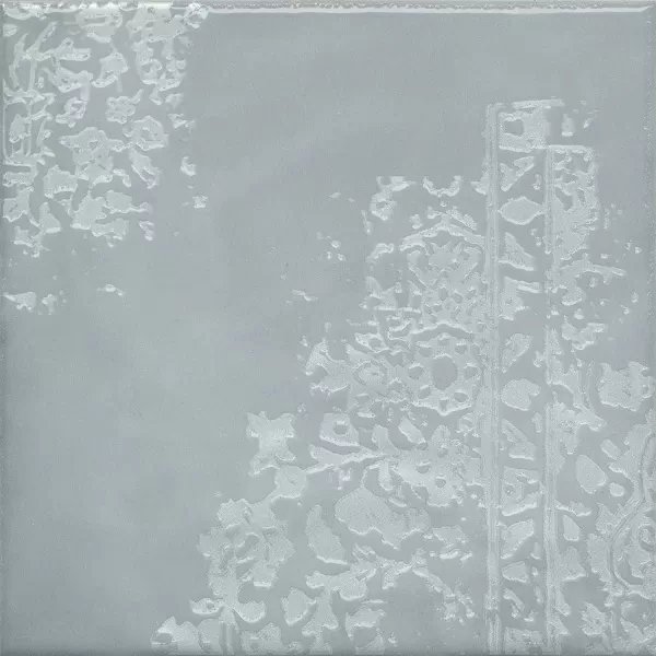 Декор Kerama Marazzi Venezia Адриатика 3 голубой глянцевый 20х20 - фото 1