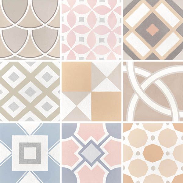 Equipe Ceramicas CAPRICE PATCHWORK PASTEL