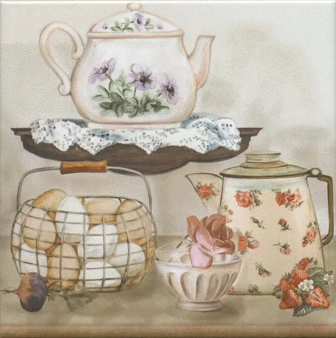 Декор Kerama Marazzi HGD\A244\17000 Пикарди Кухня 15x15 - фото 1