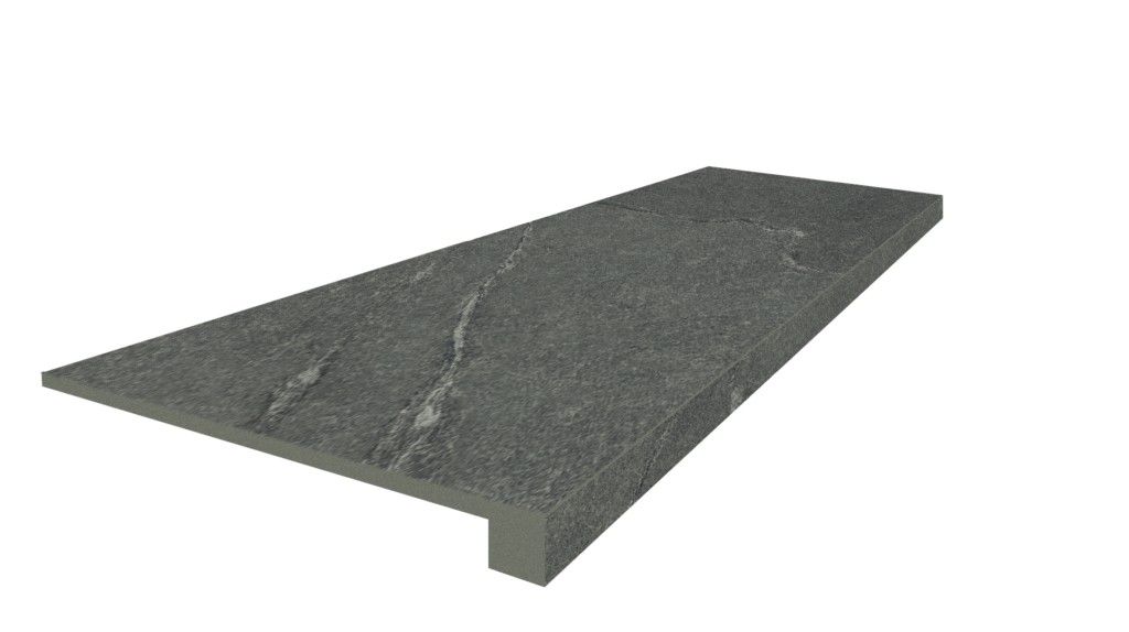 ColiseumGres Lugano Graphite Scalino Frontale