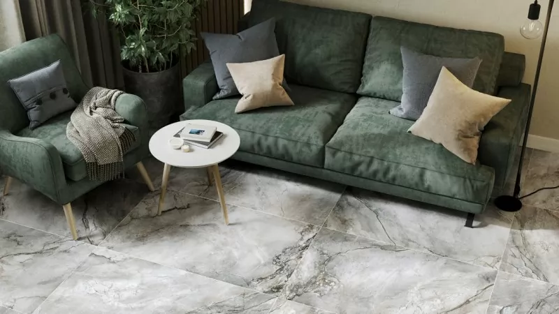 Керамогранит Alma Ceramica Вулкано GFA114VLC04L бежевый 57x114 - фото 7