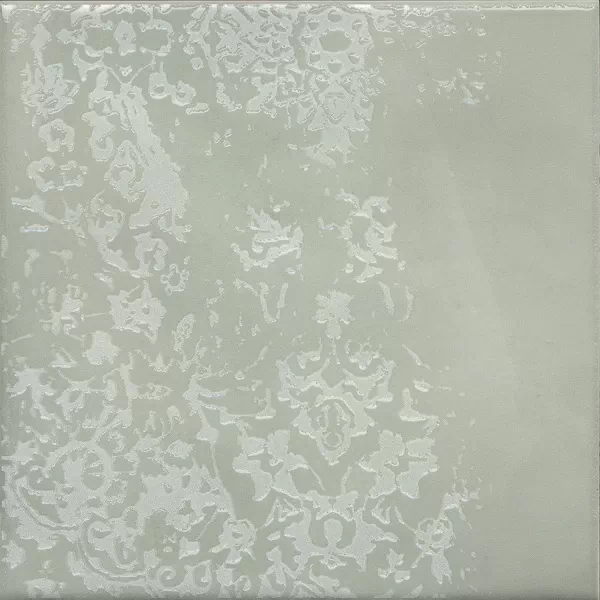 Декор Kerama Marazzi Venezia Адриатика 2 зелёный глянцевый 20х20 - фото 1