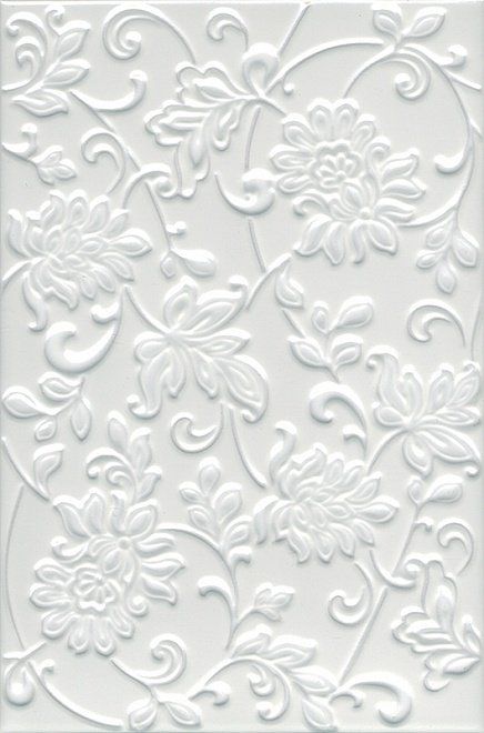Kerama Marazzi Аджанта цветы белый