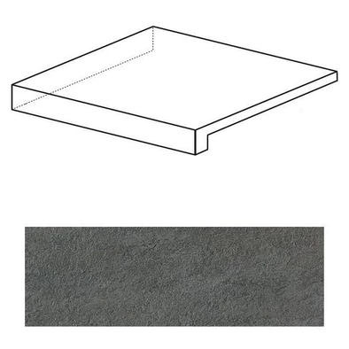 Ступень угловая Atlas Concorde Italy Trust Titanium Scalino Angolare ACY3 33x33 - фото 1