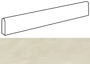 Плинтус Atlas Concorde Italy Marvel Imperial White Battiscopa Dig. Matt AFBN 4.6x60 - фото 1