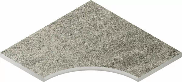 Бортик угловой закругленный Nordica X2 Silver 60x60 - фото 1